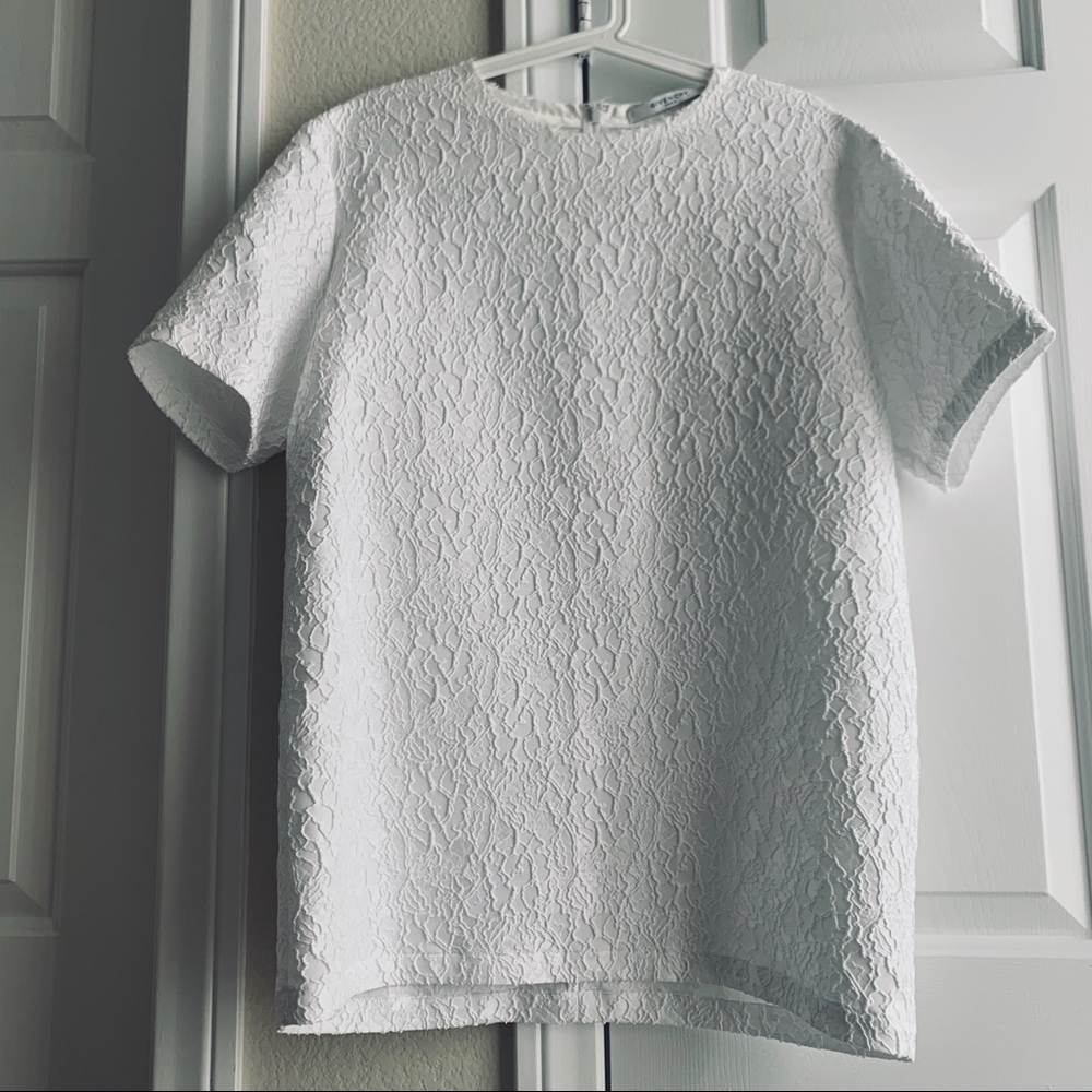 Givenchy floral white tee shirt